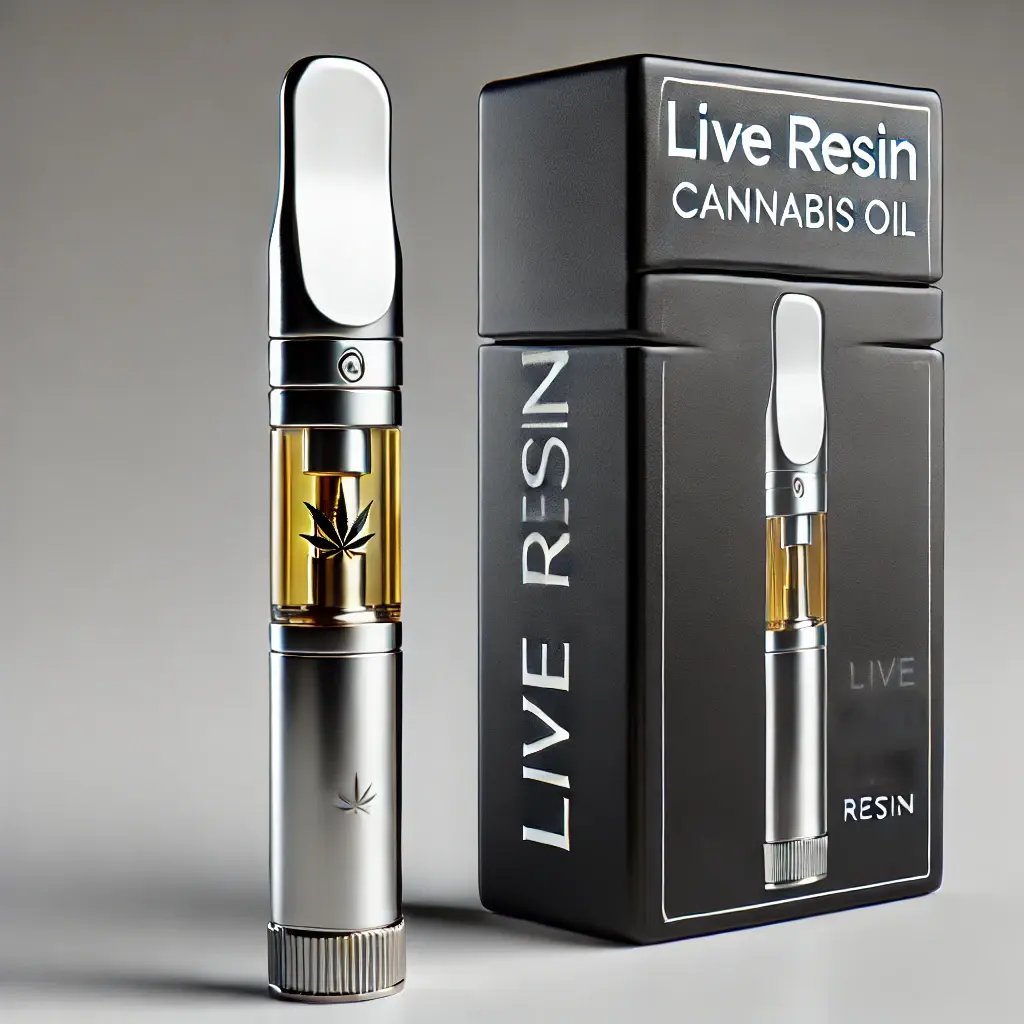 an ai created cannabis cartridge and box
